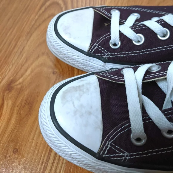 2/$35 Unisex Purple Retro Converse sneakers - Picture 3 of 8